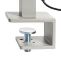 Miniatyrbild 9 av 11: Skrivbords LED-lampa Silver Metall 120 cm Aluminium med Klämma Dimmer Rörelsesensor Dagsljussystem Kontor Modern Minimalistisk Design