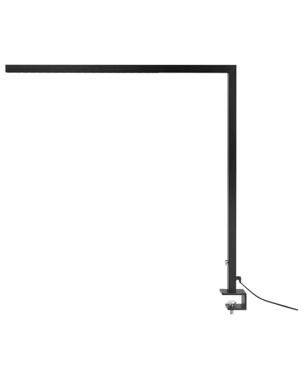 Skrivbordslampa LED Svart Metall 120 cm Aluminium med Klämma Dimmerljus Kontor Modern Minimalistisk Design