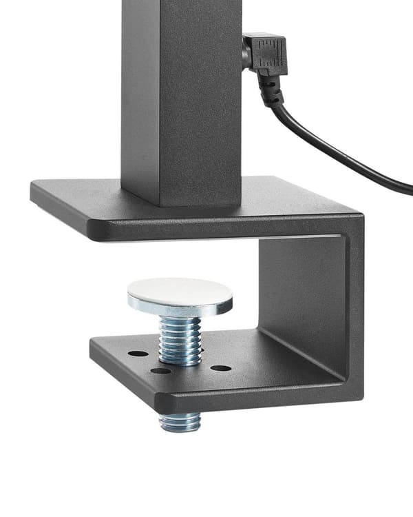 Skrivbordslampa LED Svart Metall 120 cm Aluminium med Klämma Dimmerljus Kontor Modern Minimalistisk Design