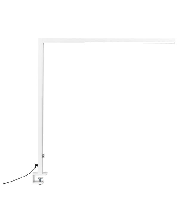 Skrivbordslampa LED Vit Metall 120 cm Aluminium med Klämma Dimmerljus Kontor Modern Minimalistisk Design