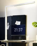 Miniatyrbild 2 av 11: Skrivbordslampa LED Vit Metall 120 cm Aluminium med Klämma Dimmerljus Kontor Modern Minimalistisk Design