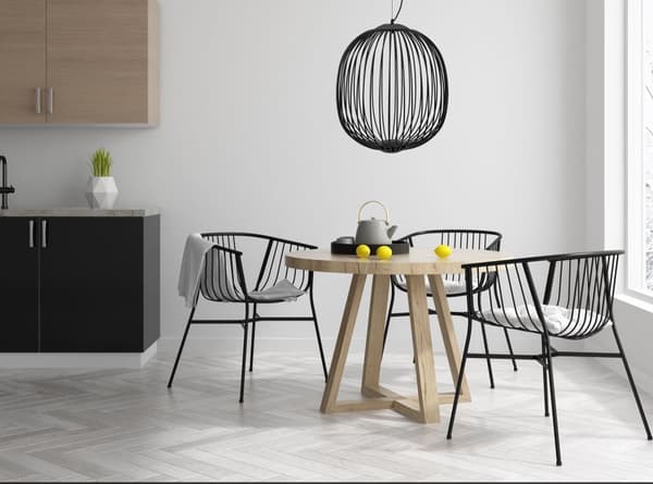 TAKPENDELLAMPA APP967-1CP SVART