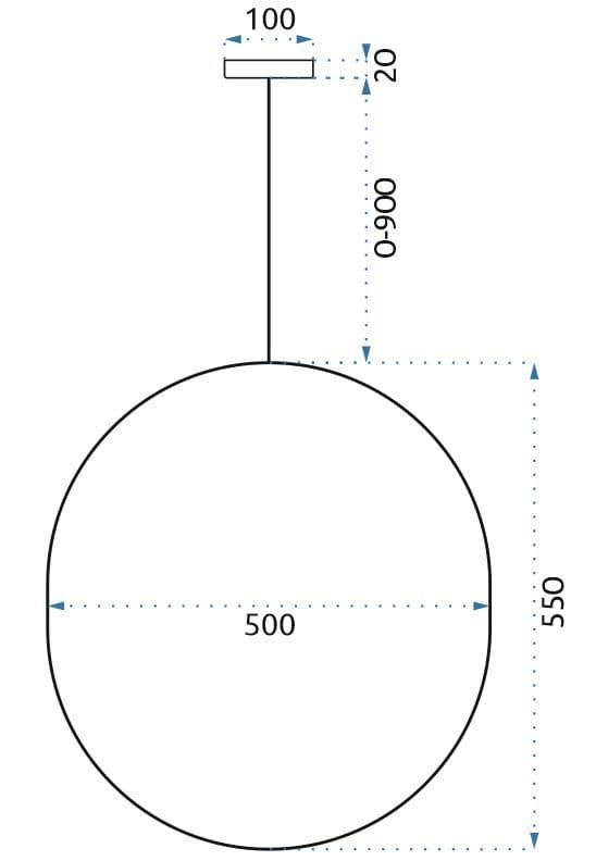 TAKPENDELLAMPA APP967-1CP SVART