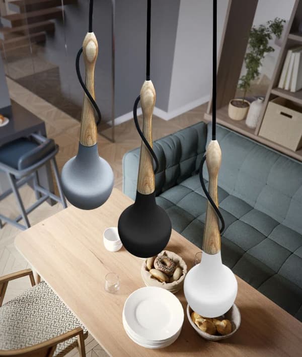 TAKLAMPA APP936-1CP SVART