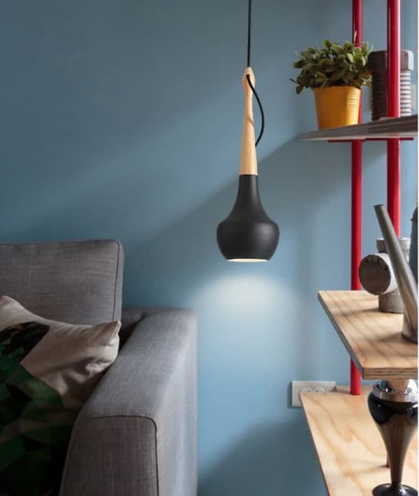TAKLAMPA APP936-1CP SVART