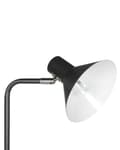 Miniatyrbillede 5 af 9: Gulvlampe Sort Metal 154 cm Justerbar kegleskærm On-Off Switch Soveværelse Stue Hjemmekontor Belysning Industrielt Design