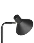 Miniatyrbillede 6 af 9: Gulvlampe Sort Metal 154 cm Justerbar kegleskærm On-Off Switch Soveværelse Stue Hjemmekontor Belysning Industrielt Design