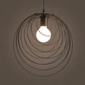 Miniatyrbild 5 av 9: GEOMETRISK TAKLAMPA APP426-1CP SVART