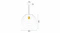 Miniatyrbild 9 av 9: GEOMETRISK TAKLAMPA APP426-1CP SVART