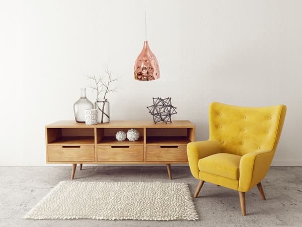 SPEGEL HÄNGANDE LAMPA APP276-1CP ROSÉGULD