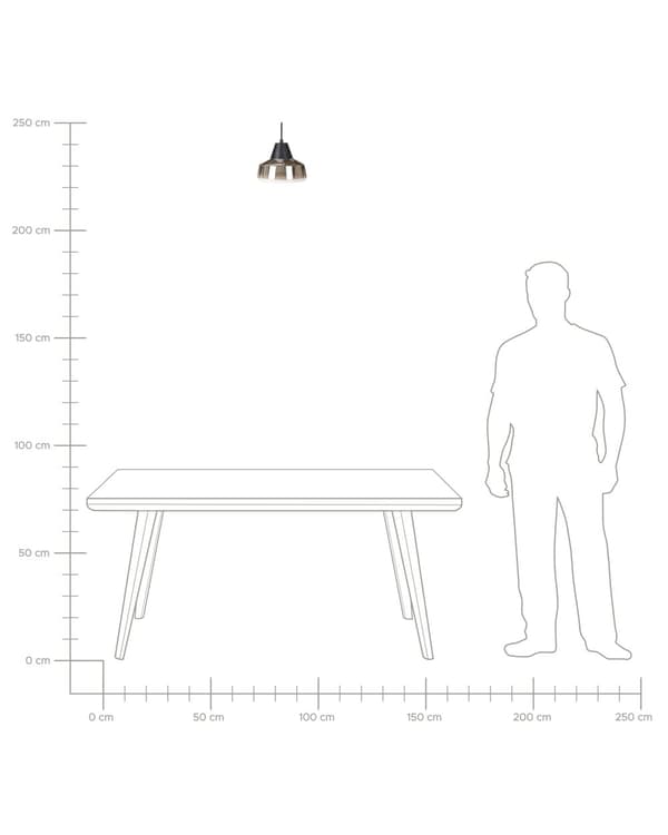 Pendellampe Svart Gull Metall 172 cm Glasskjerm Moderne design Belysning Stue