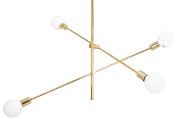 DUBBEL ARM JUSTERBAR HÄNGANDE TAKLAMPA APP479-4C