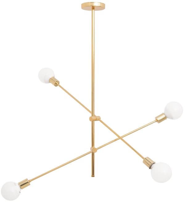 DUBBEL ARM JUSTERBAR HÄNGANDE TAKLAMPA APP479-4C