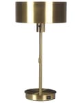 Pikkukuva 1 / 8: Pöytävalaisin kulta 25 x 47 x 25 cm rauta USB-portti sylinterivarjostin moderni industriaalinen