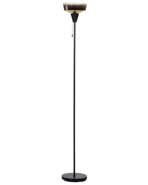 Lattiavalaisin musta kulta 25 x 175 x 25 cm rauta lasi kartio ympäristön valaistus moderni