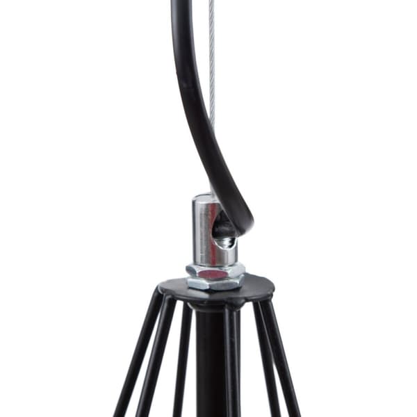 Loftslampe Sort Metal 26 x 26 x 46 cm
