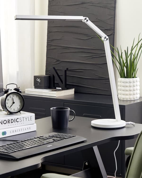 Skrivbords LED-lampa Vit Dimmer Touch-knapp Hemmakontor Studier Modern Design
