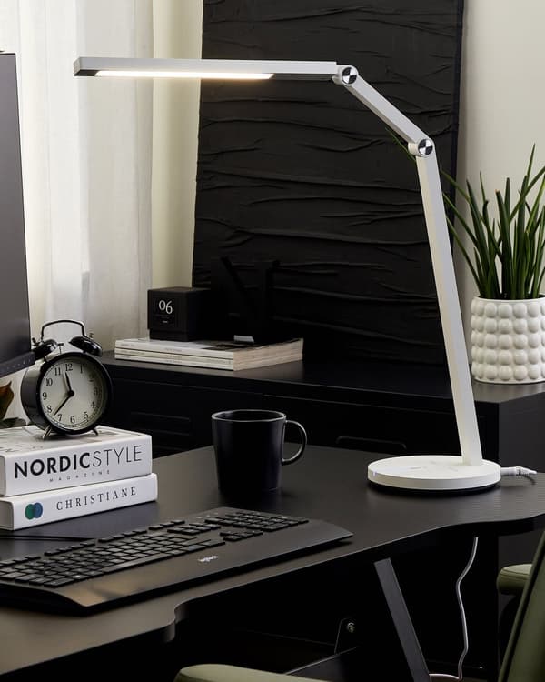 Skrivbords LED-lampa Vit Dimmer Touch-knapp Hemmakontor Studier Modern Design