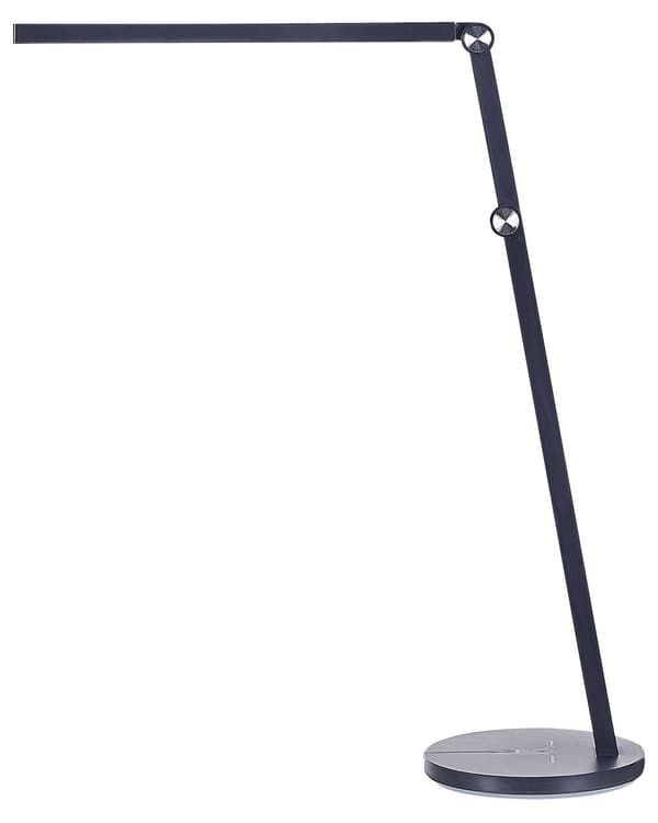 LED-pöytävalaisin musta 32 x 48 x 17 cm muovi säädettävä himmennettävä kosketuskytkin työpöydälle