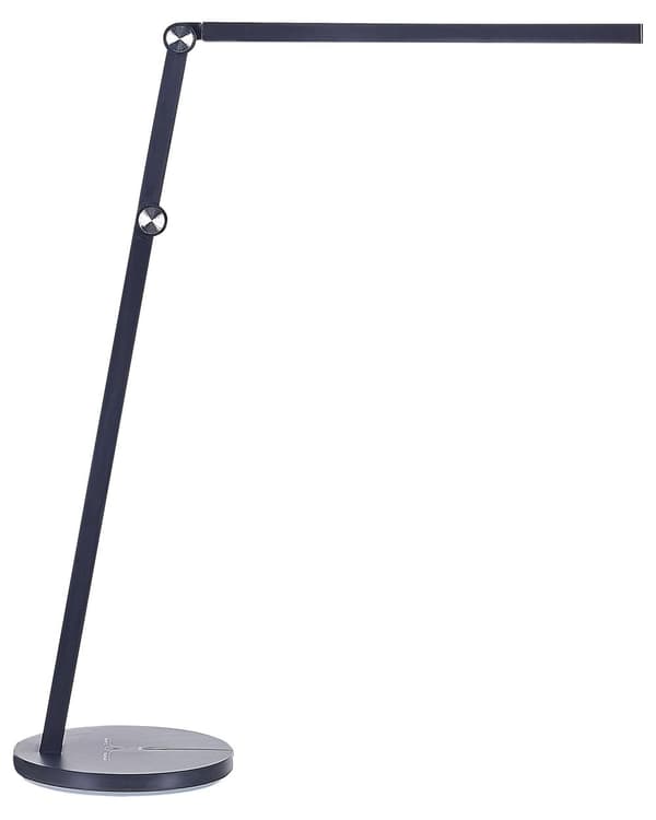 Skrivebords LED-lampe Sort med Sokkel Trinløs Dæmpning Touch Switch Lys Kontorstudie Moderne