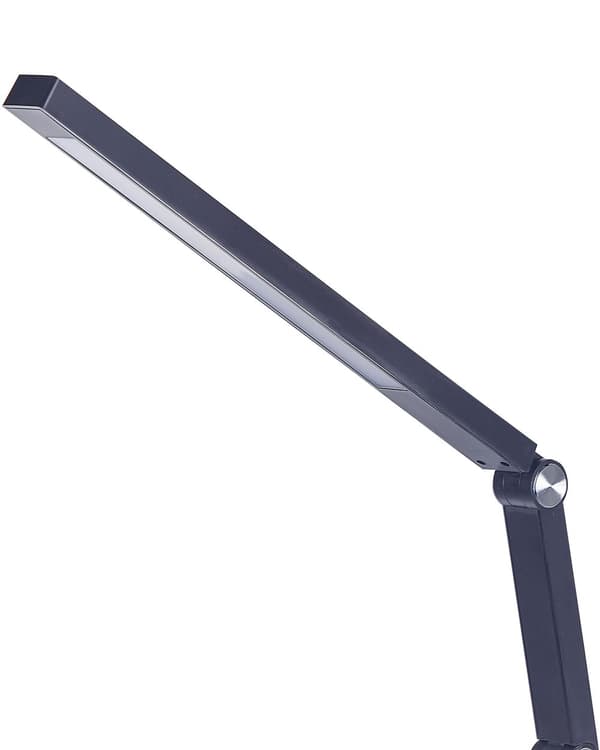 Skrivebords LED-lampe Sort med Sokkel Trinløs Dæmpning Touch Switch Lys Kontorstudie Moderne
