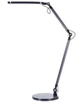 Miniatyrbillede 5 af 11: Skrivebords LED-lampe Metal Aluminium Sort med Sokkel Dobbeltdæmpende Touch Switch Lys Kontorstudie Moderne Stil