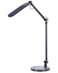 Miniatyrbillede 7 af 11: Skrivebords LED-lampe Metal Aluminium Sort med Sokkel Dobbeltdæmpende Touch Switch Lys Kontorstudie Moderne Stil