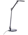 Miniatyrbillede 9 af 11: Skrivebords LED-lampe Metal Aluminium Sort med Sokkel Dobbeltdæmpende Touch Switch Lys Kontorstudie Moderne Stil