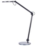 Miniatyrbild 6 av 11: Skrivbord LED Lampa Metall Aluminium Svart med Bas Dubbel Dimning Touch-knapp Ljus Kontor Arbetsrum Modern