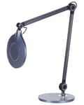 Miniatyrbild 8 av 11: Skrivbord LED Lampa Metall Aluminium Svart med Bas Dubbel Dimning Touch-knapp Ljus Kontor Arbetsrum Modern