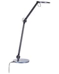 Miniatyrbild 9 av 11: Skrivbord LED Lampa Metall Aluminium Svart med Bas Dubbel Dimning Touch-knapp Ljus Kontor Arbetsrum Modern