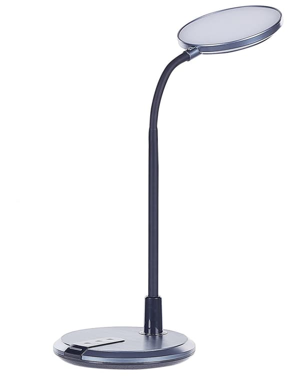 LED Skrivbordslampa Svart Syntetisk Bordslampa Läsning Dator Justerbar Arm Dimmer Färg Temperatur