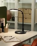 Miniatyrbild 2 av 11: LED Skrivbordslampa Svart Syntetisk Bordslampa Läsning Dator Justerbar Arm Dimmer Färg Temperatur