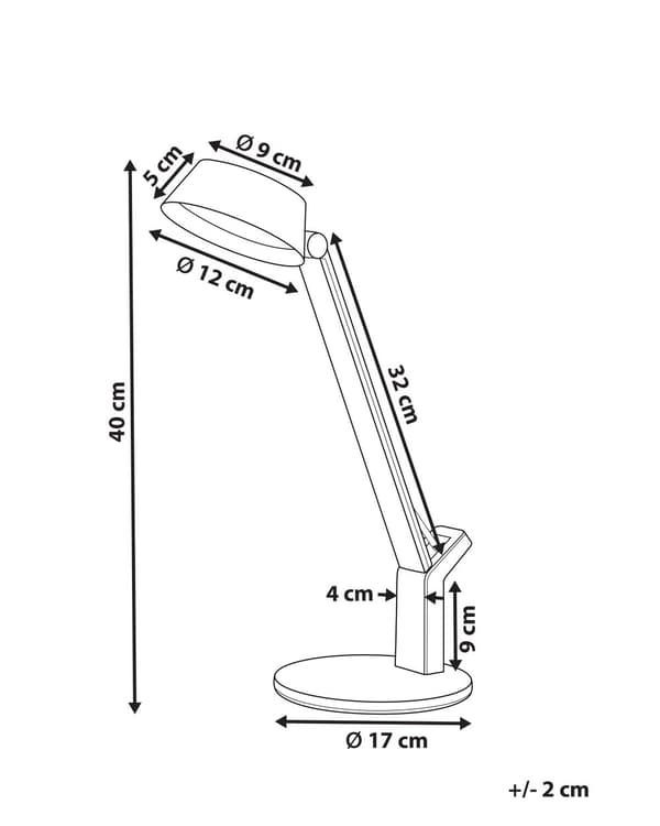 LED Bordslampa Koppar Metall Bordsbelysning Läsning Dator Justerbar Arm Dimmer Färg Temperatur USB-ingång