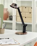 Miniatyrbild 4 av 11: LED Bordslampa Koppar Metall Bordsbelysning Läsning Dator Justerbar Arm Dimmer Färg Temperatur USB-ingång
