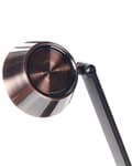 Miniatyrbild 11 av 11: LED Bordslampa Koppar Metall Bordsbelysning Läsning Dator Justerbar Arm Dimmer Färg Temperatur USB-ingång