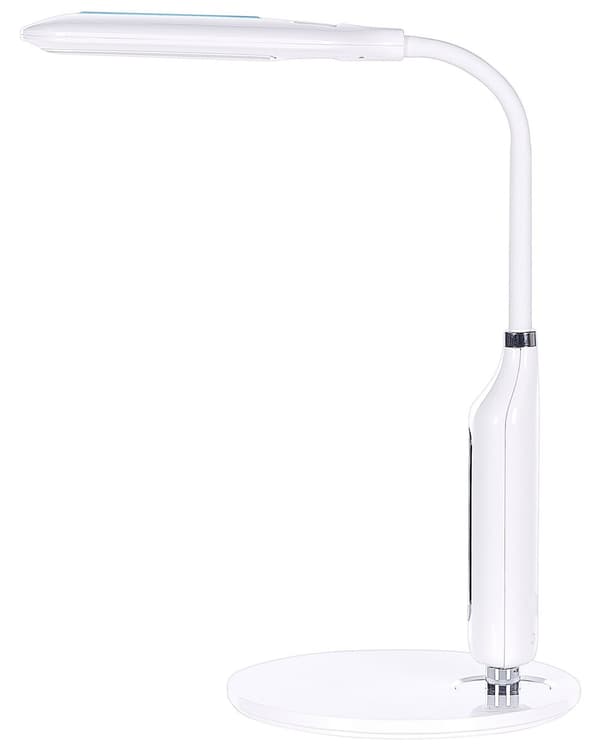 Bordslampa Vit Bordsbelysning Läsning Dator Justerbar Arm Dimmer Färg Temperatur