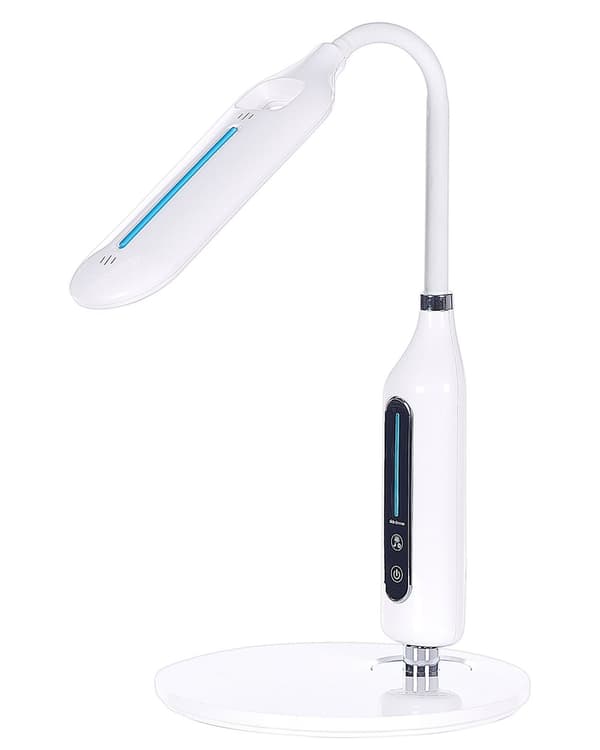 Bordslampa Vit Bordsbelysning Läsning Dator Justerbar Arm Dimmer Färg Temperatur