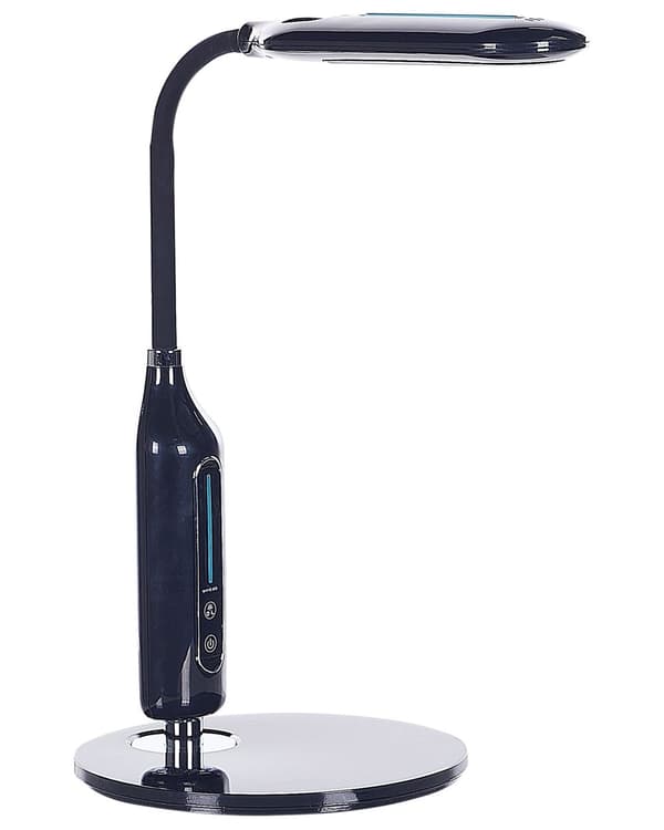 Bordslampa Svart Bordsbelysning Läsning Dator Justerbar Arm Dimmer Färg Temperatur
