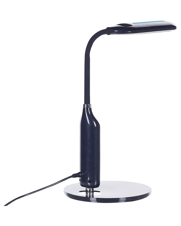 Bordslampa Svart Bordsbelysning Läsning Dator Justerbar Arm Dimmer Färg Temperatur