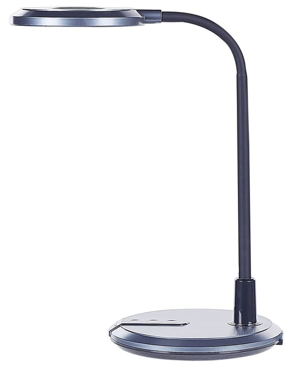 LED-pöytävalaisin hopea musta 19 x 43 x 19 cm rauta muovi himmennin säädettävä moderni