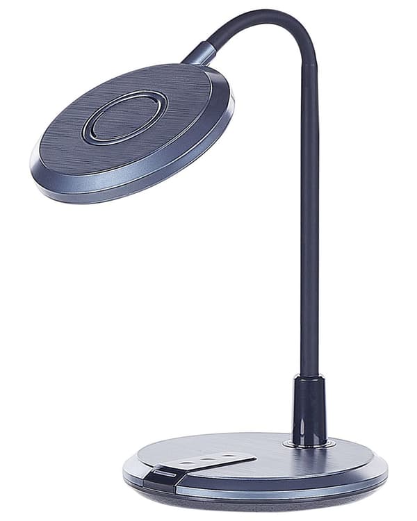 LED-pöytävalaisin hopea musta 19 x 43 x 19 cm rauta muovi himmennin säädettävä moderni
