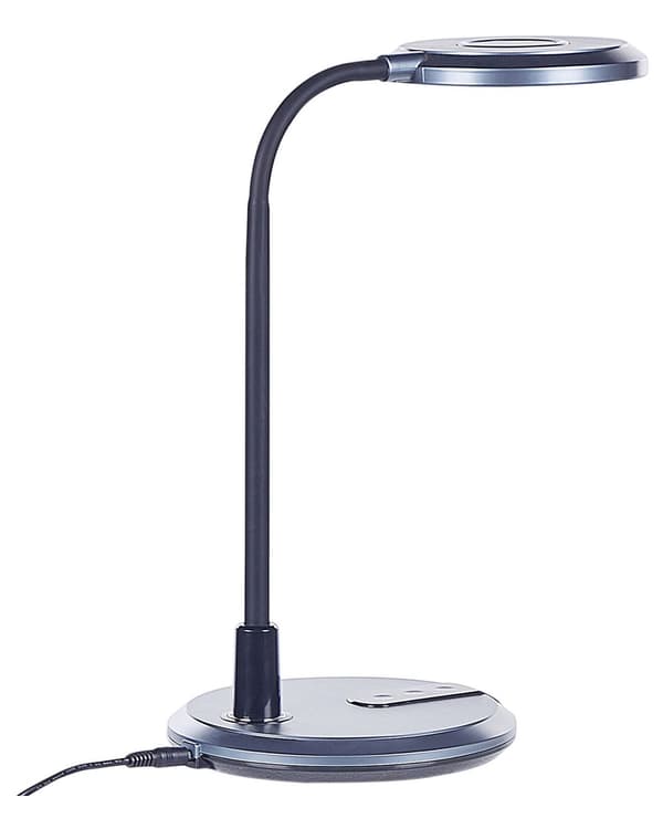 LED-pöytävalaisin hopea musta 19 x 43 x 19 cm rauta muovi himmennin säädettävä moderni