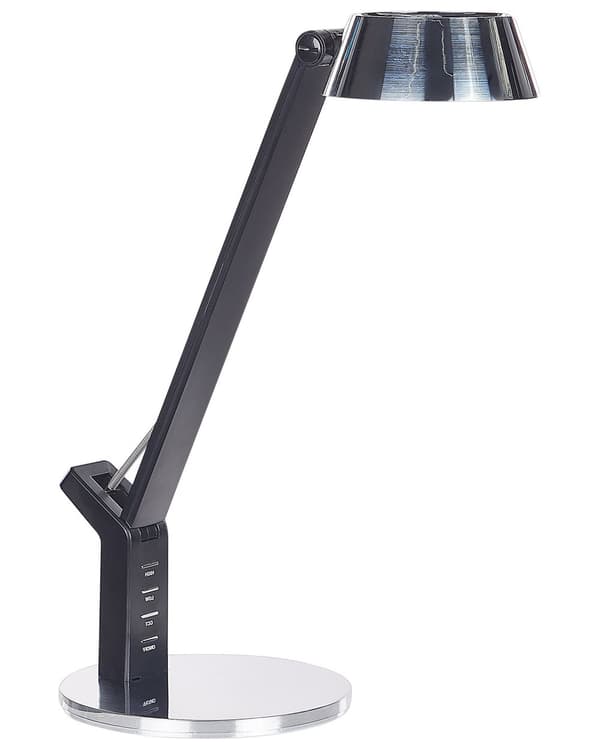 LED-pöytävalaisin hopea 17 x 40 x 17 cm muovi rauta teräs himmennin USB säädettävä moderni