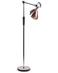 Miniatyrbillede 7 af 11: Gulv LED Lampe Kobber Syntetisk Materiale 169 cm Højde Lysdæmpning Moderne Belysning Hjemmekontor