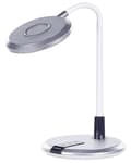 Miniatyrbillede 7 af 11: LED Skrivebordslampe Sølv Syntetisk Bordbelysning Reding Computer Lampe Justerbar Arm Lysdæmper Farvetemperaturændring