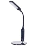 Miniatyrbillede 8 af 11: Skrivebordslampe Sort Bordbelysning Læse Computerlampe Justerbar Arm Slide Dimmer Farvetemperatur