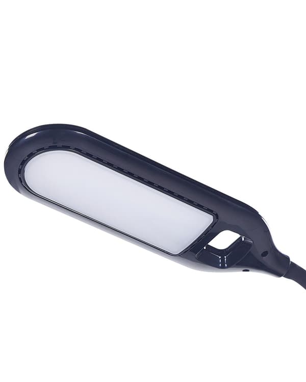 Skrivebordslampe Sort Bordbelysning Læse Computerlampe Justerbar Arm Slide Dimmer Farvetemperatur