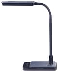 Miniatyrbillede 6 af 11: LED skrivebordslampe Sort bordbelysning Reding Computerlampe Justerbar armdæmper Farvetemperaturændring