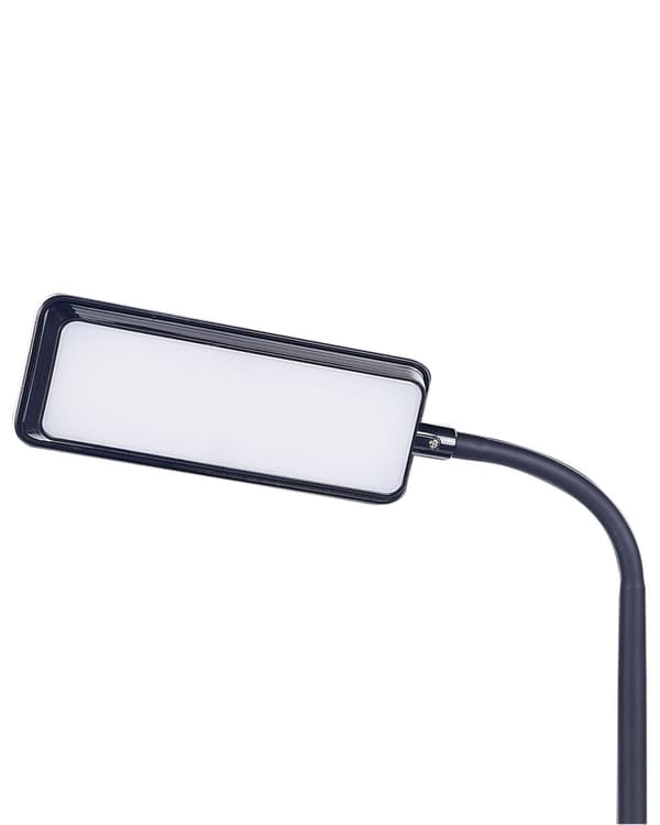 LED skrivebordslampe Sort bordbelysning Reding Computerlampe Justerbar armdæmper Farvetemperaturændring